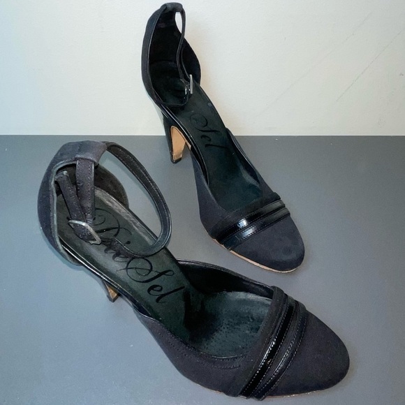 [DIESEL BLACK] Black Ankle-strap Heels - Picture 8 of 8